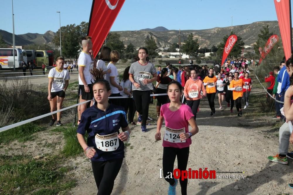 Final Regional Escolar de Cross de Campo a través