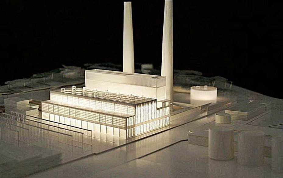 Maqueta para la reconversión de la central de Es Murterar. | AJUNTAMENT