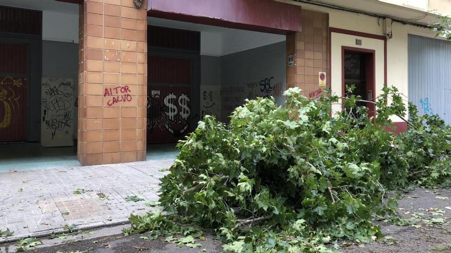 La tempesta tropical «Leslie» arriba a Espanya i deixa ratxes de 96 km/h a Zamora