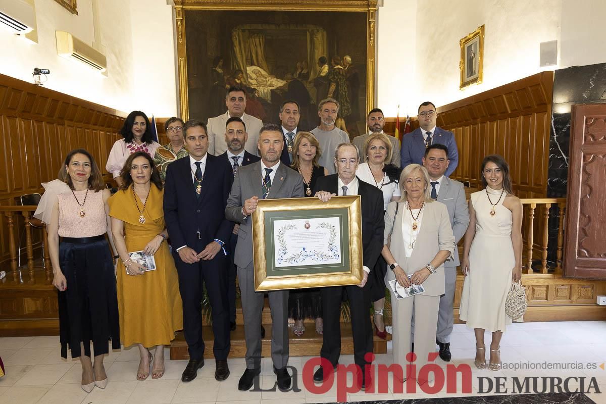 Así se ha vivido el emocionante acto del nombramiento de 'Hijo Predilecto' de Caravaca al doctor Juan Manuel Laborda