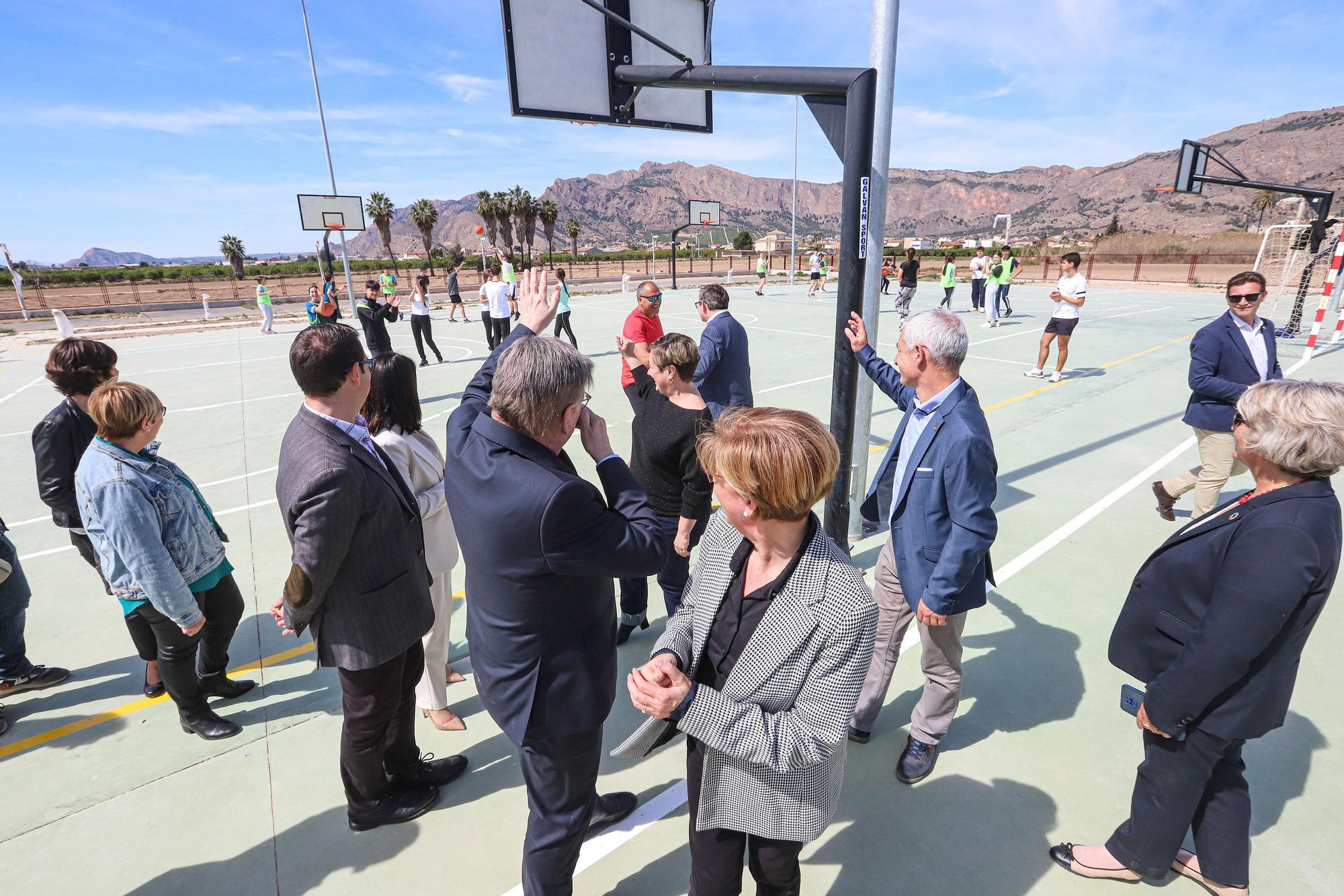 Ximo Puig inaugura la ampliación del IES Thader de Orihuela