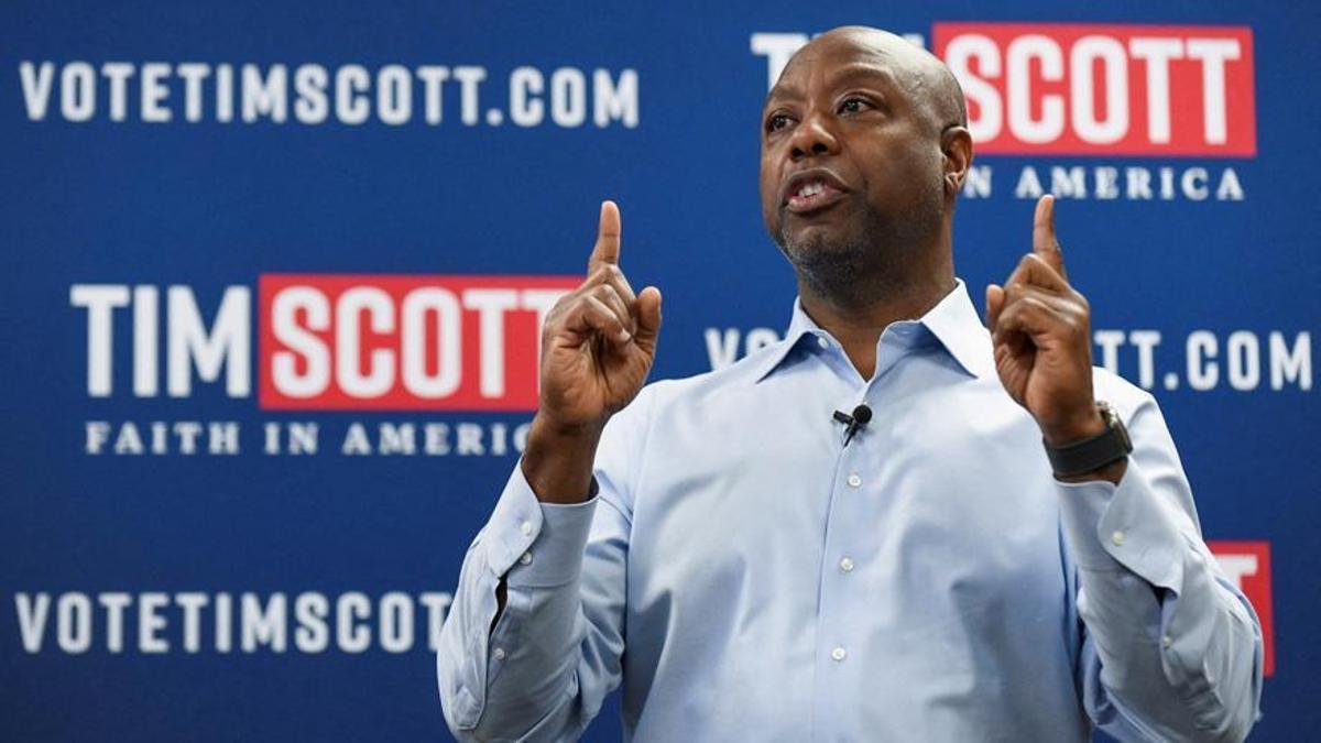 El senador republicano Tim Scott.