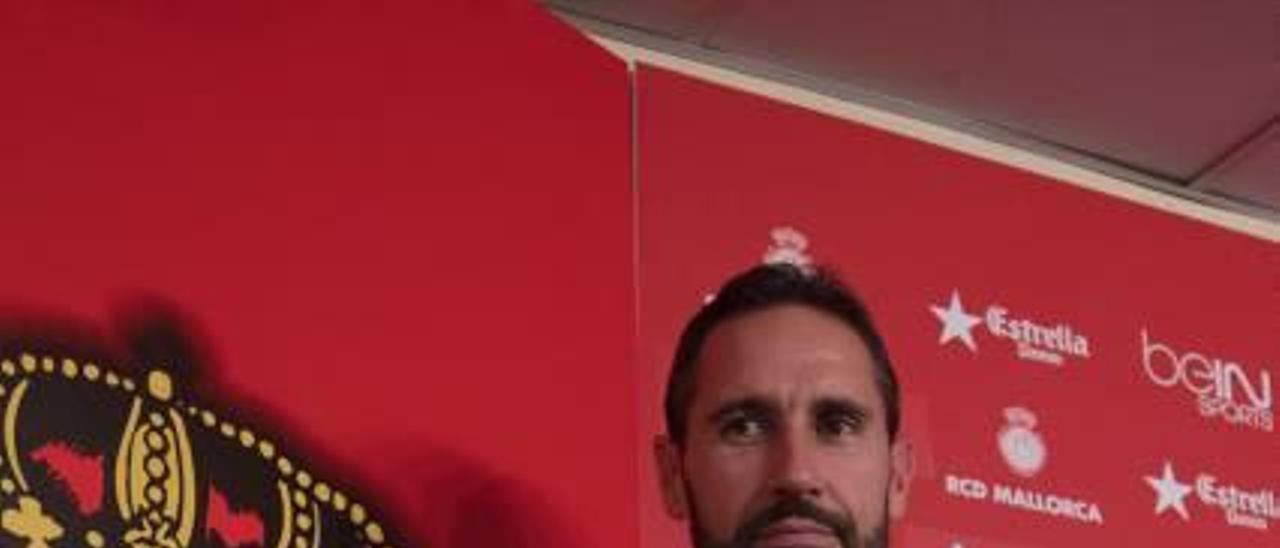 Vicente Moreno, ayer, en su presentación como entrenador del Mallorca.