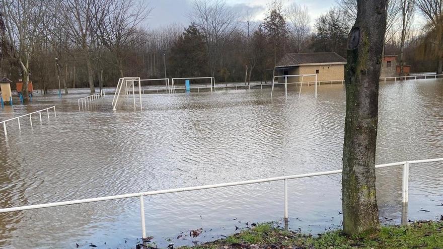 El agua gana terreno en la comarca de Benavente y llega a los cascos urbanos