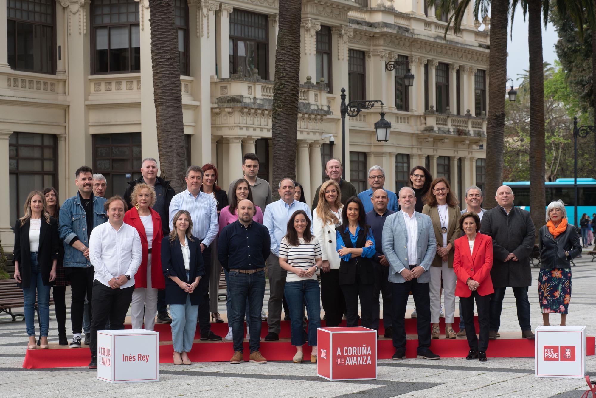 Elecciones municipales A Coruña | Presentación de la candidatura del PSOE