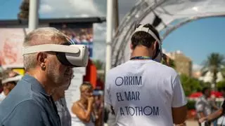 El Port Vell acoge la exposición con realidad virtual sobre el mar y la Copa América