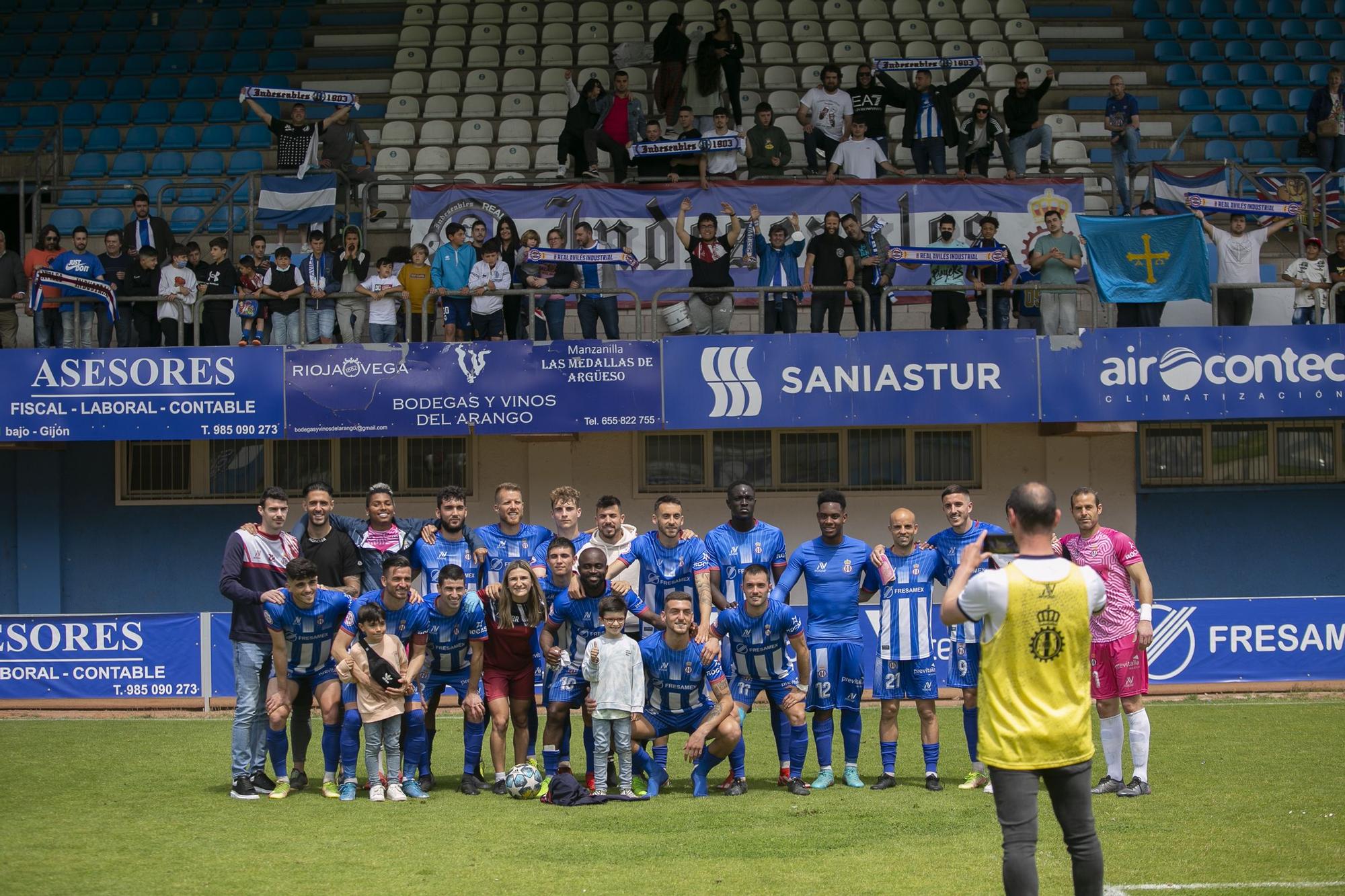 EN IMÁGENES: Así fue el empate entre el Real Avilés y el Arenteiro