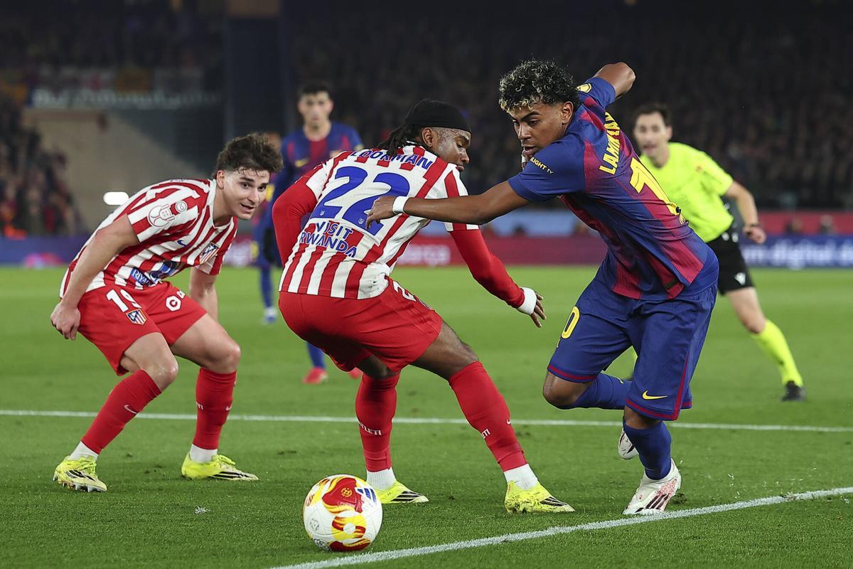 Lamine volverá a ser el gran protagonista del ataque azulgrana frente al Atlético en el Camp Nou