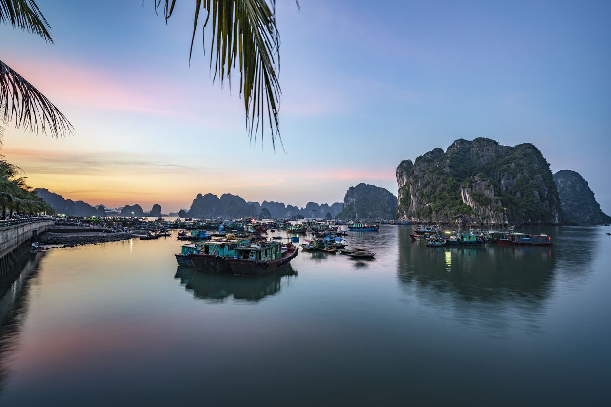 Ha Long es la bahía más conocida de Vietnam.