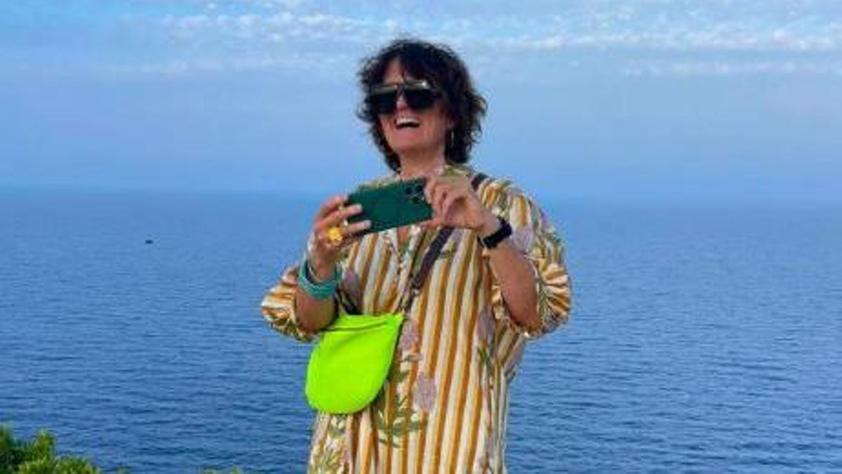 Silvia Abril, en Formentera.