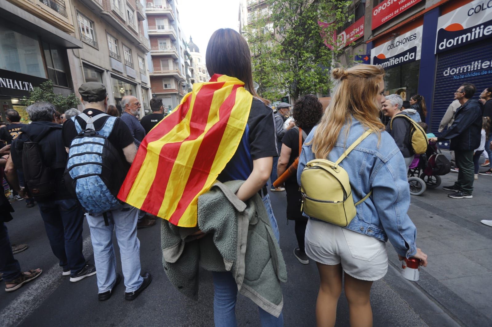 Manifestación en València para conmemorar la diada del 25 de abril