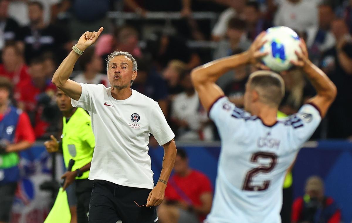 Las imágenes de la final de la Supercopa de Europa: PSG-Aston Villa.
