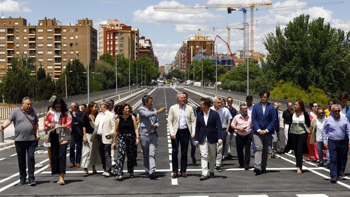 Inauguración de la prolongación de Tenor Fleta.