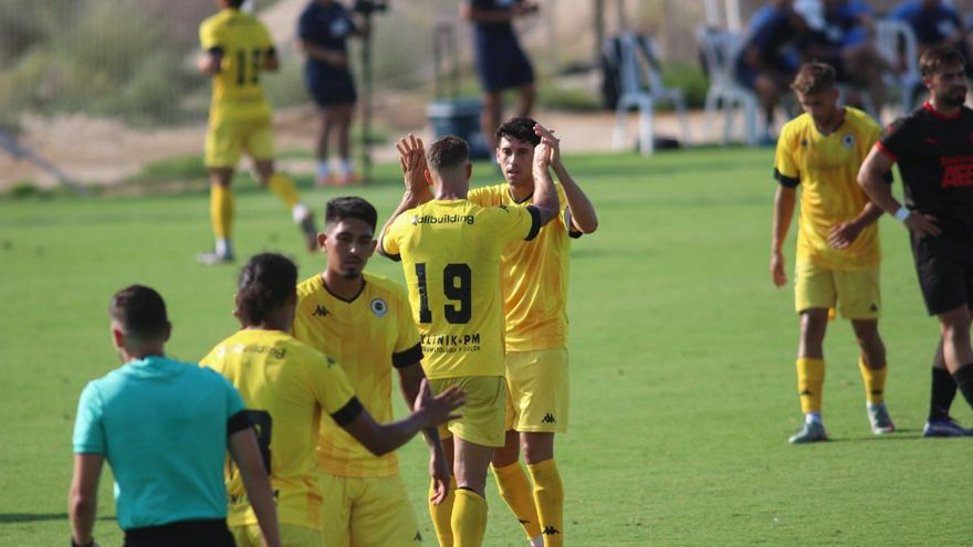 La exhibición del Hércules contra la selección AFE acaba en tablas (2-2)