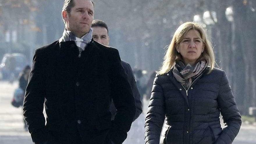 Iñaki Urdangarin y la infanta Cristina.