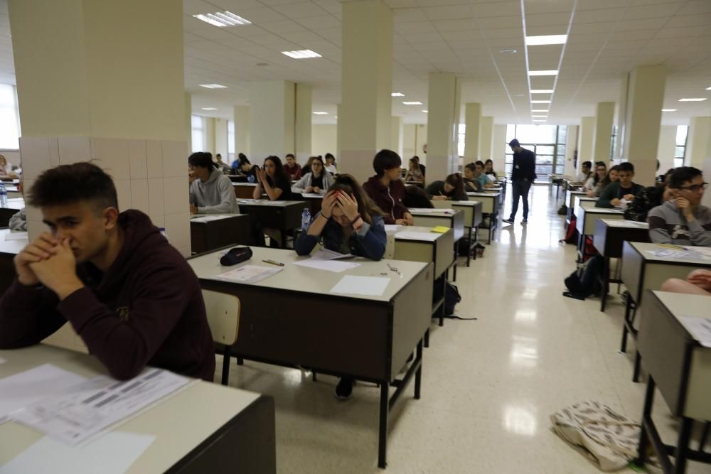 Pruebas de selectividad del campus de Gijón