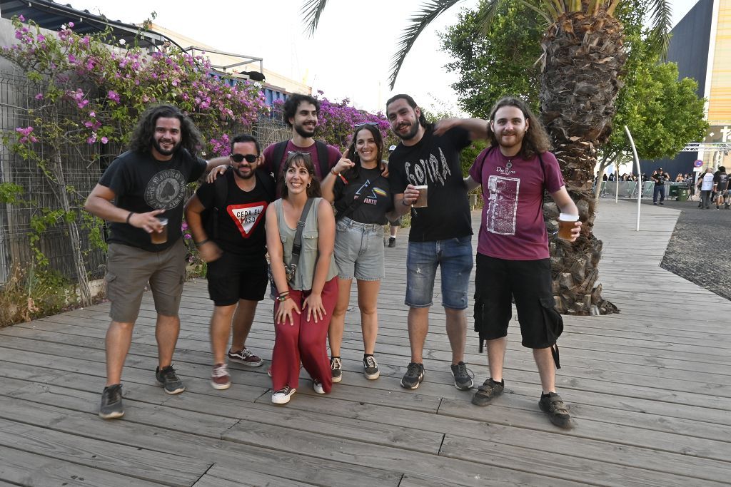 Ambiente de la segunda jornada del Rock Imperium Festival en Cartagena