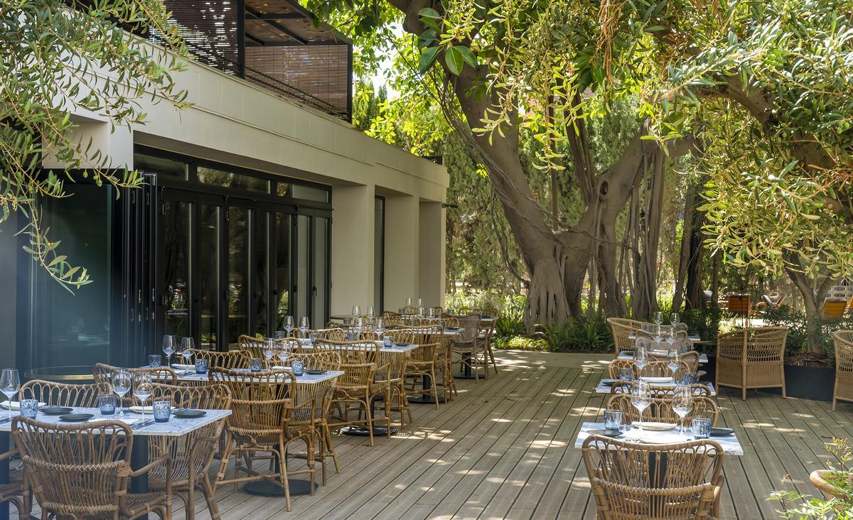 La terraza jardín de Malaspina es un auténtico oasis de naturaleza.