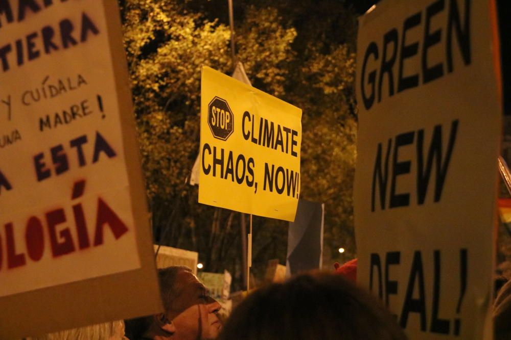 Manifestació contra el canvi climàtic a Madrid