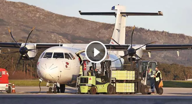 El avión de Macedonia que da la vida a PSA Vigo