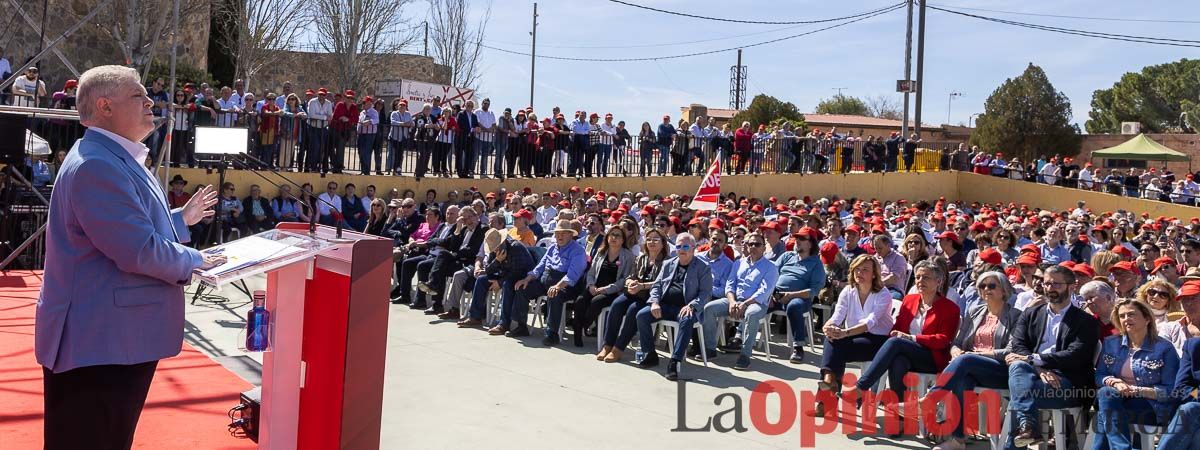 Presentación de José Vélez como candidato del PSOE a la presidencia de la Comunidad