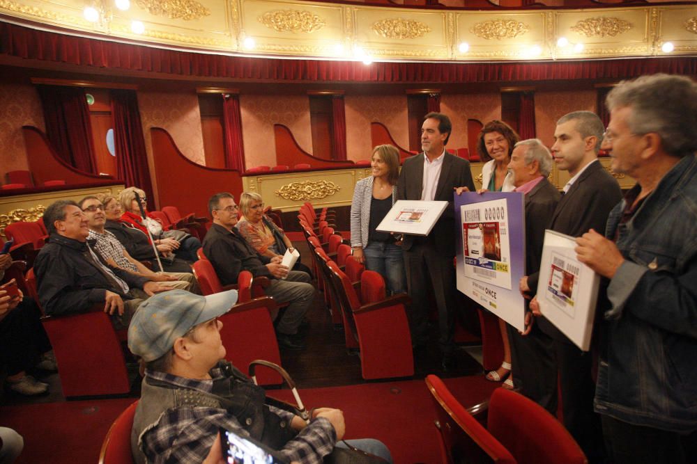 Presentació del cupó de l'ONCE.