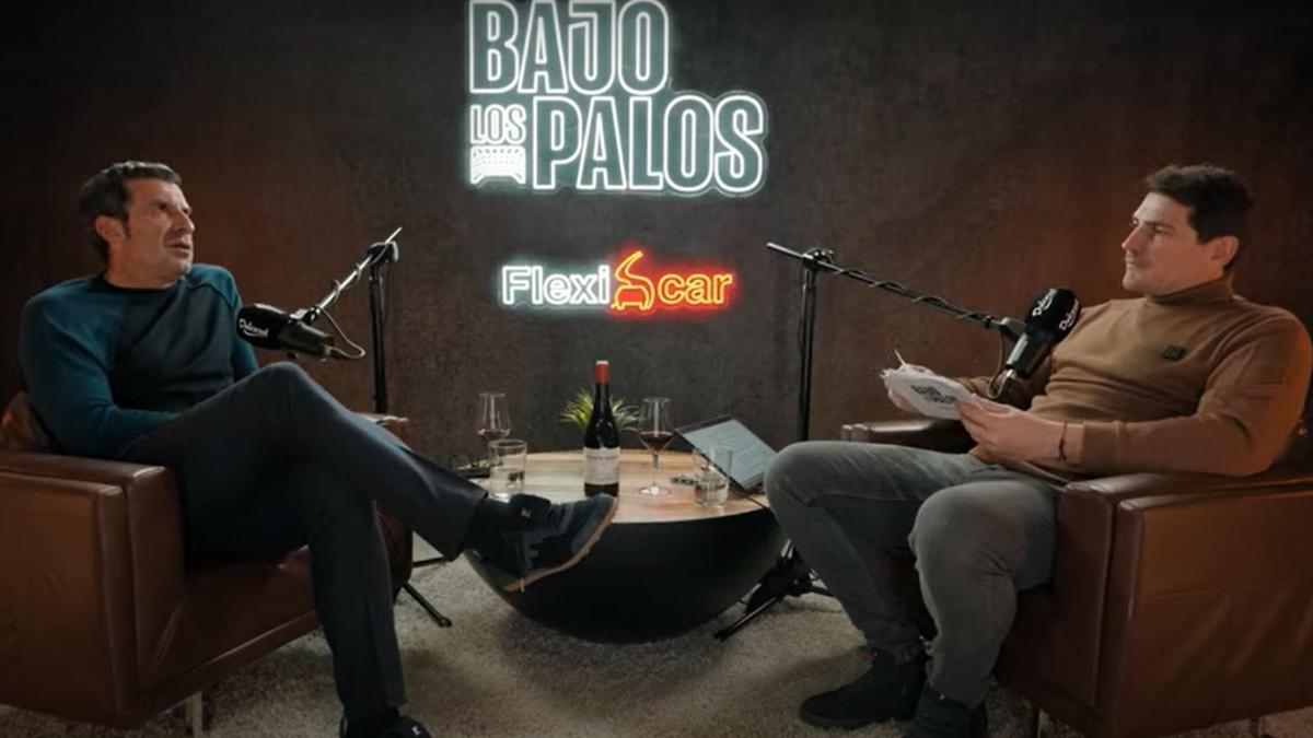Luis Figo fue el segundo entrevistado en el pódcast de Casillas