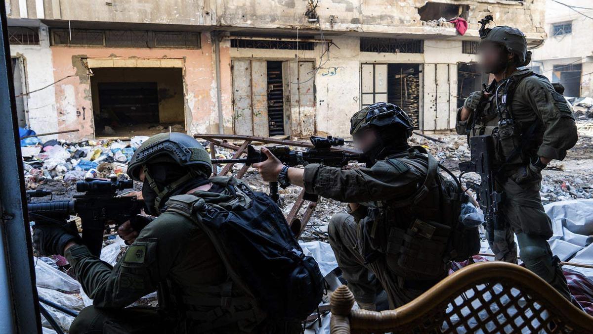 Militares de Israel en a Franja de Gaza.