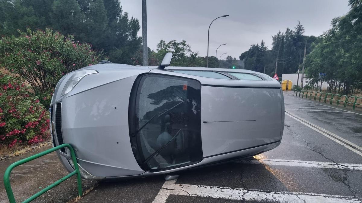 Estado del vehículo tras el accidente.