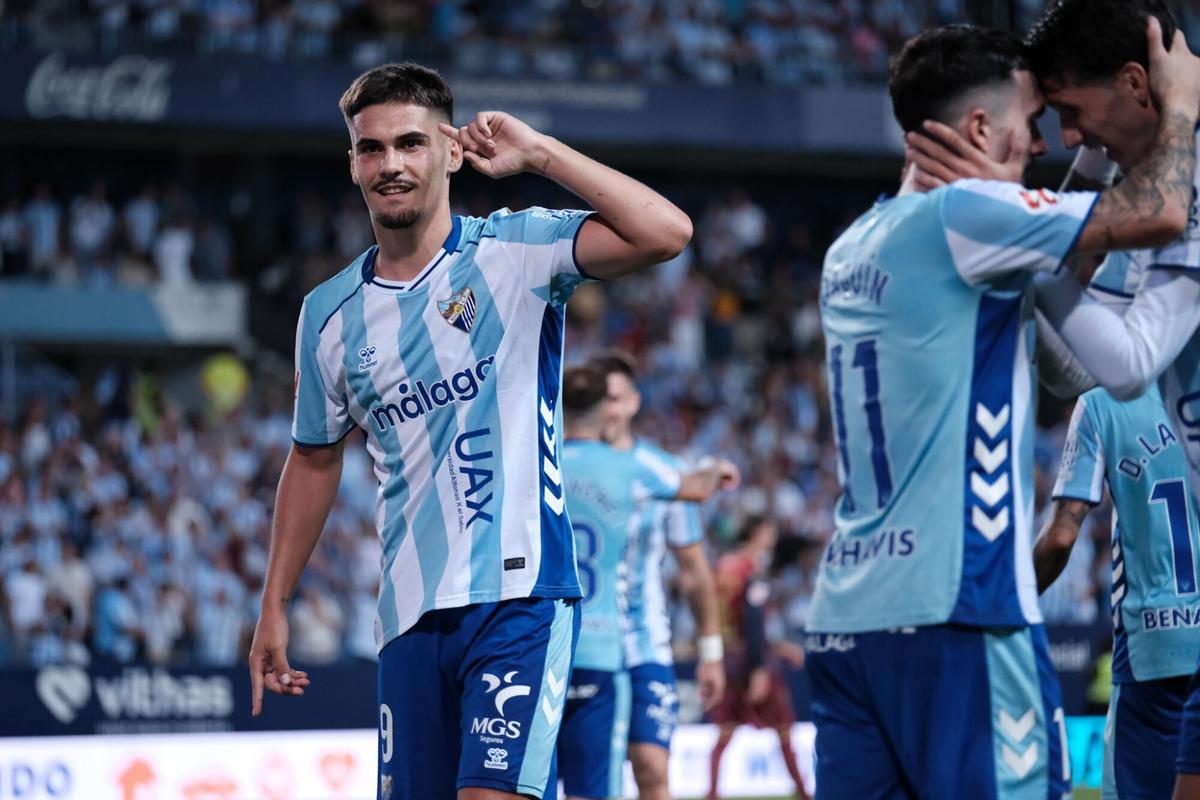 Málaga CF - Deportivo La Coruña en La Rosaleda