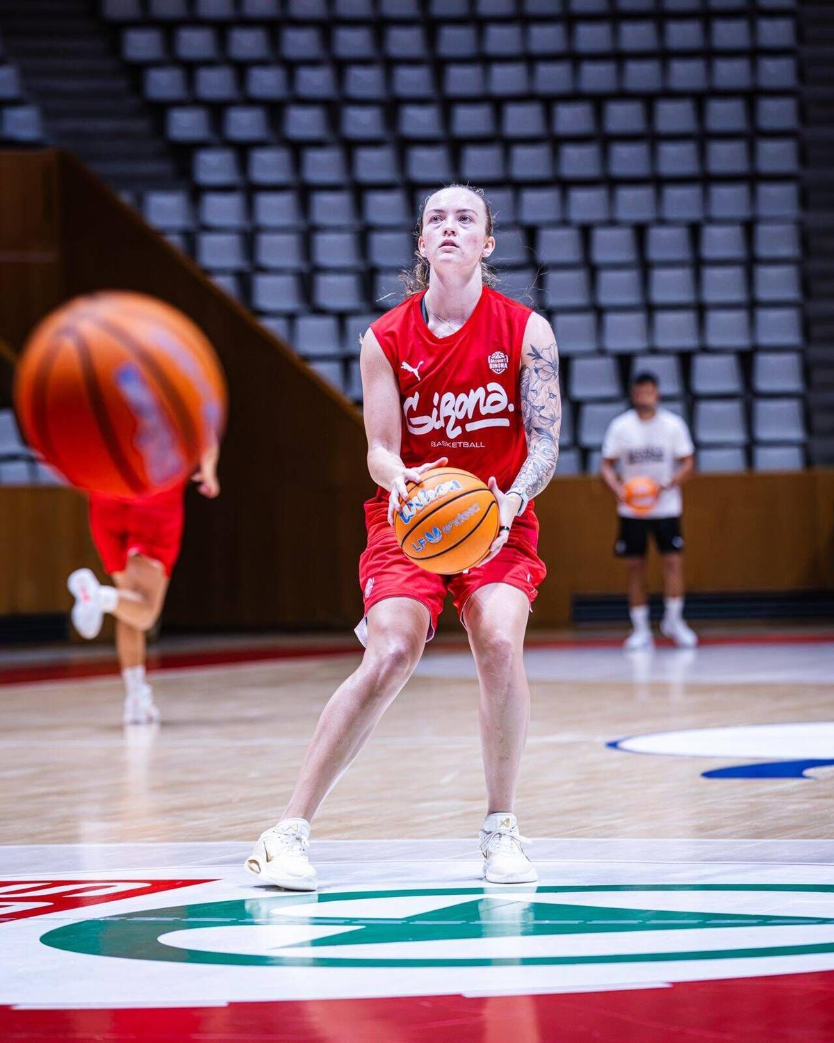 Les imatges del primer entrenament de l'Spar Girona Les imatges del primer entrenament de l'Spar Girona