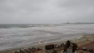 Alerta amarilla por vientos y fenómenos costeros en el litoral de la Región