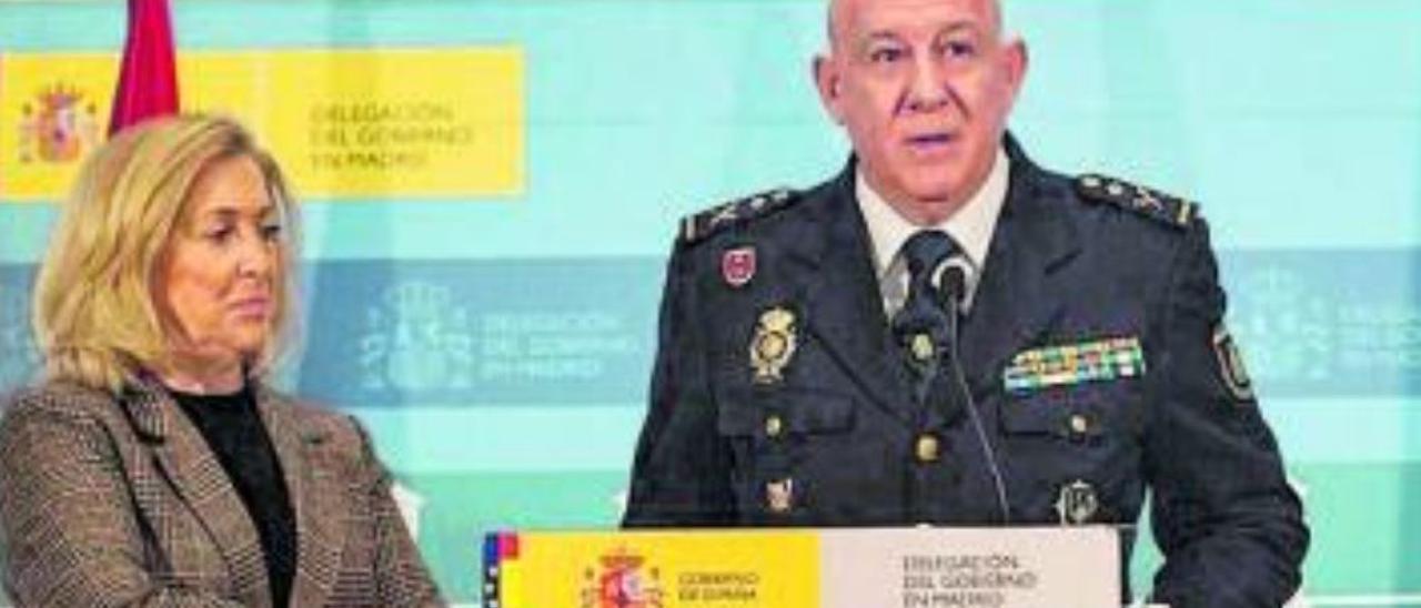 El nuevo jefe superior de Policía de València, Jorge Martí, durante un acto como jefe de Madrid. | LEVANTE-EMV