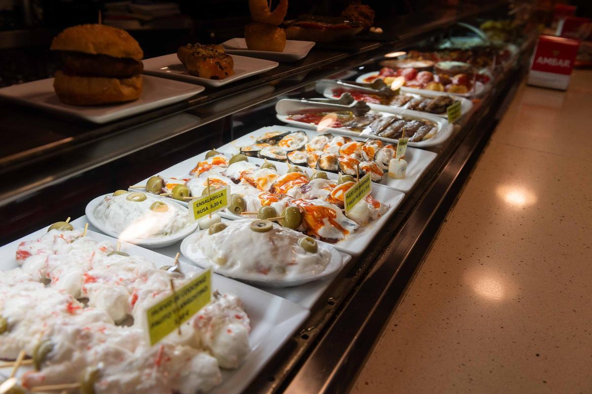 Así son las tapas y raciones del bar El Forico, en el barrio San José de Zaragoza