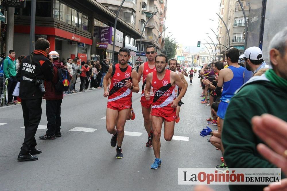 Murcia Maratón y 10 k. Paso por la Gran Vía