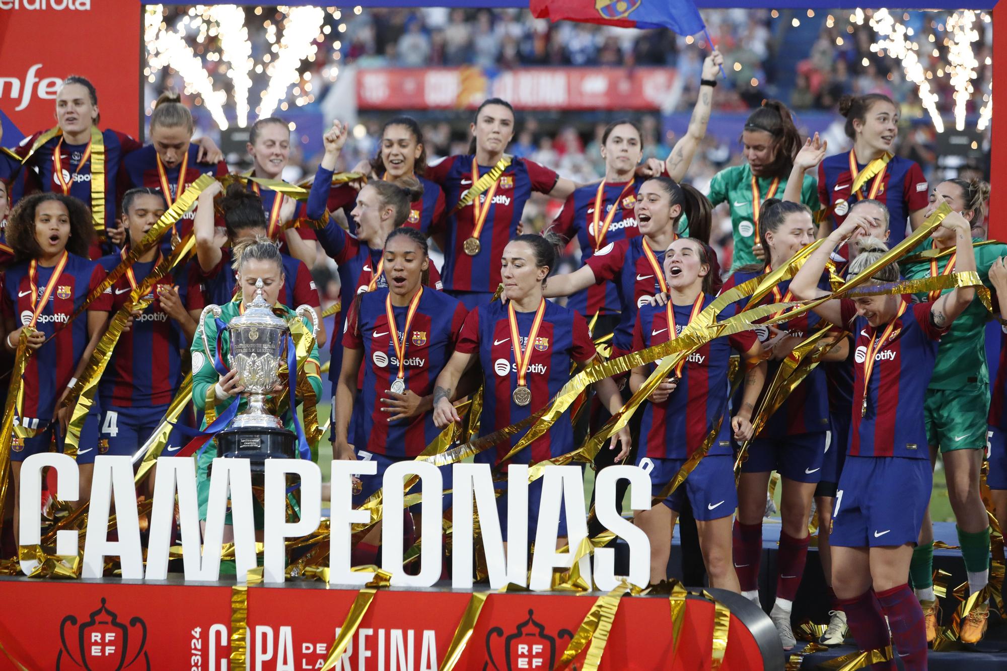 Les imatges de la final de la Copa de la Reina 2024