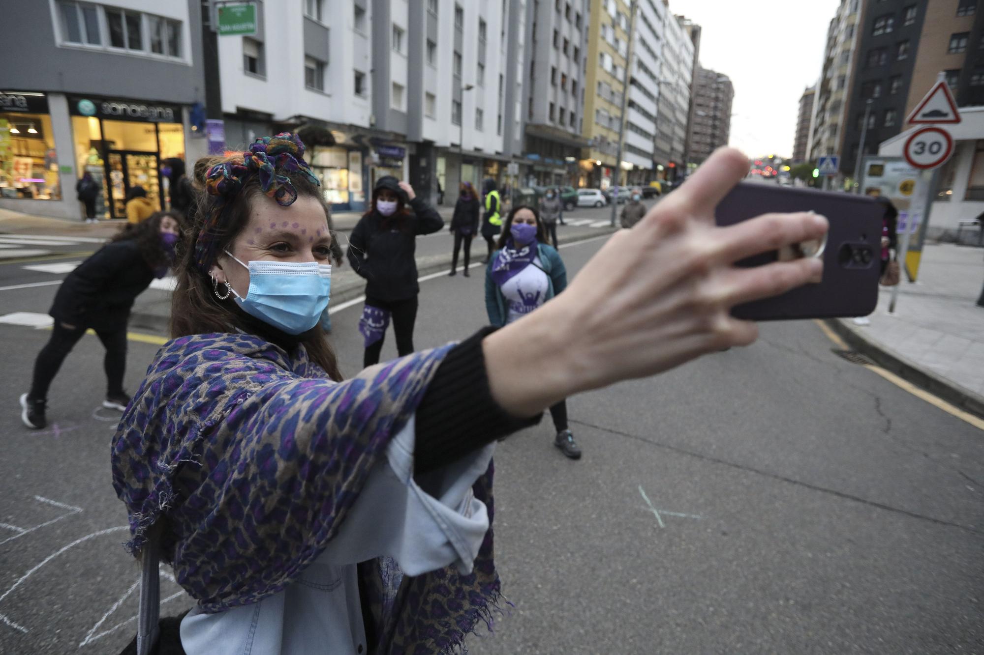 Manifestación del 8M en Avilés