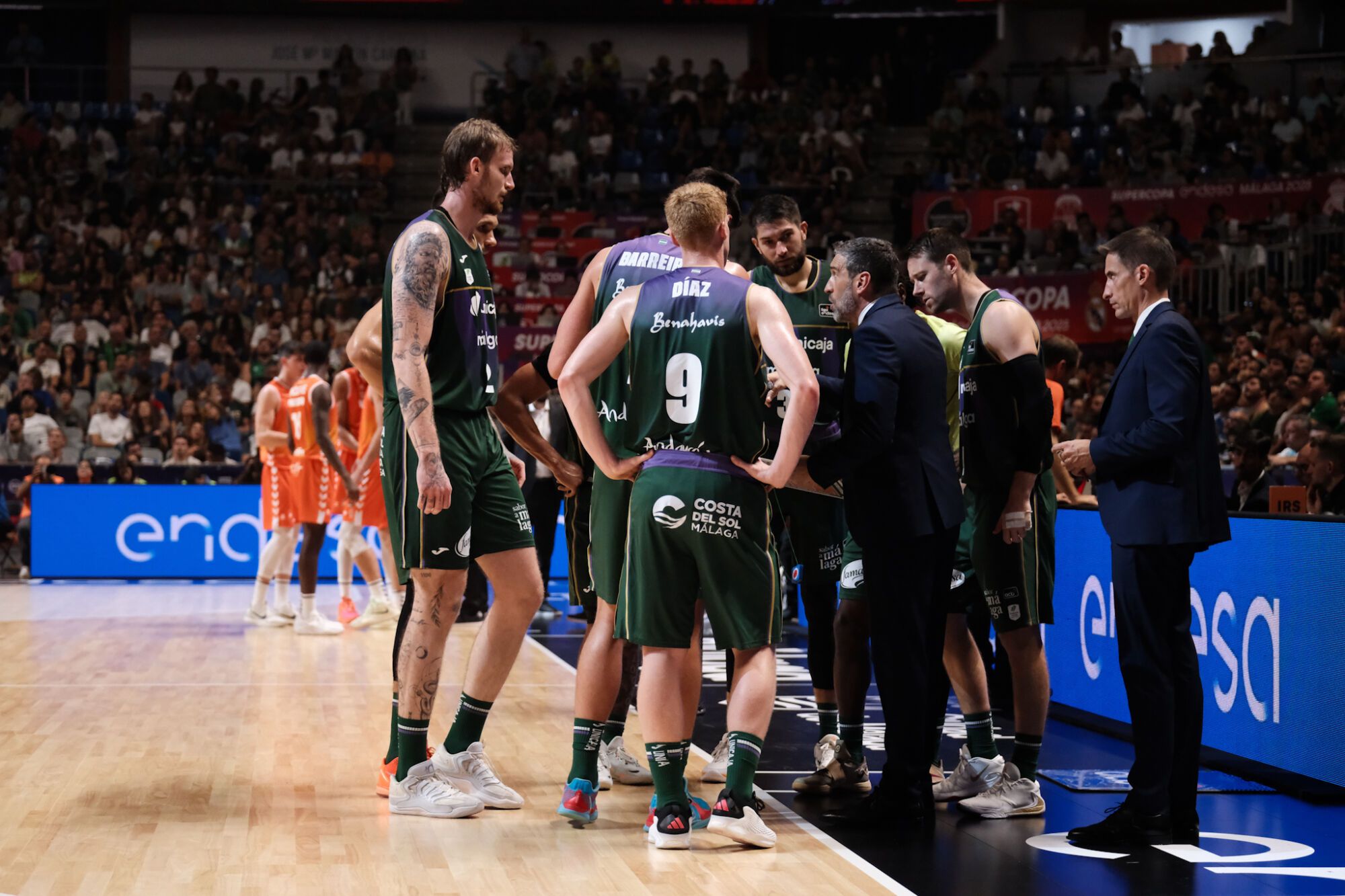 Unicaja - Valencia Basket en el Supercopa de Baloncesto 2025.