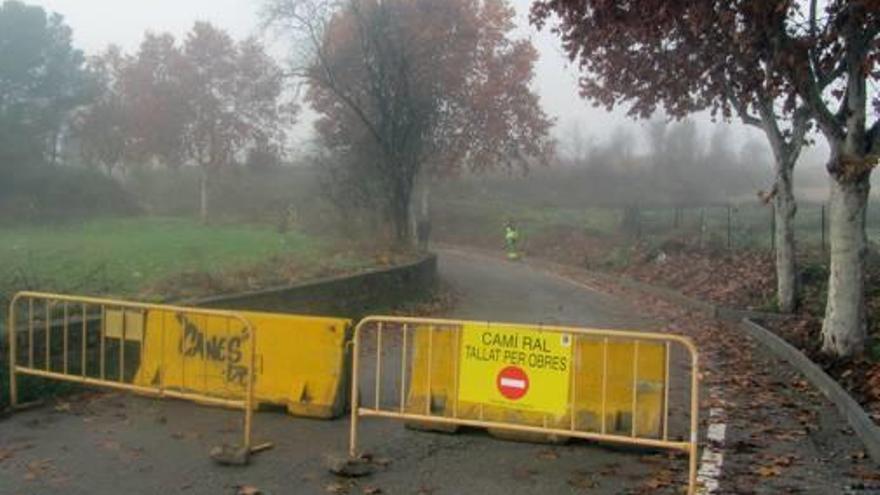 Sant Fruitós talla el camí ral per obres