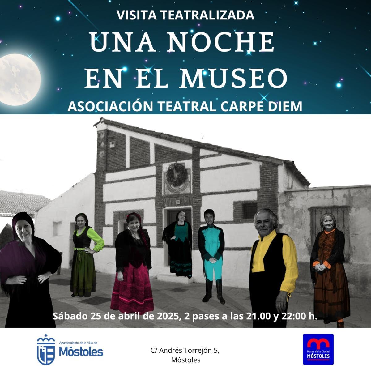 Ruta teatralizada "Una noche en el museo" en Móstoles