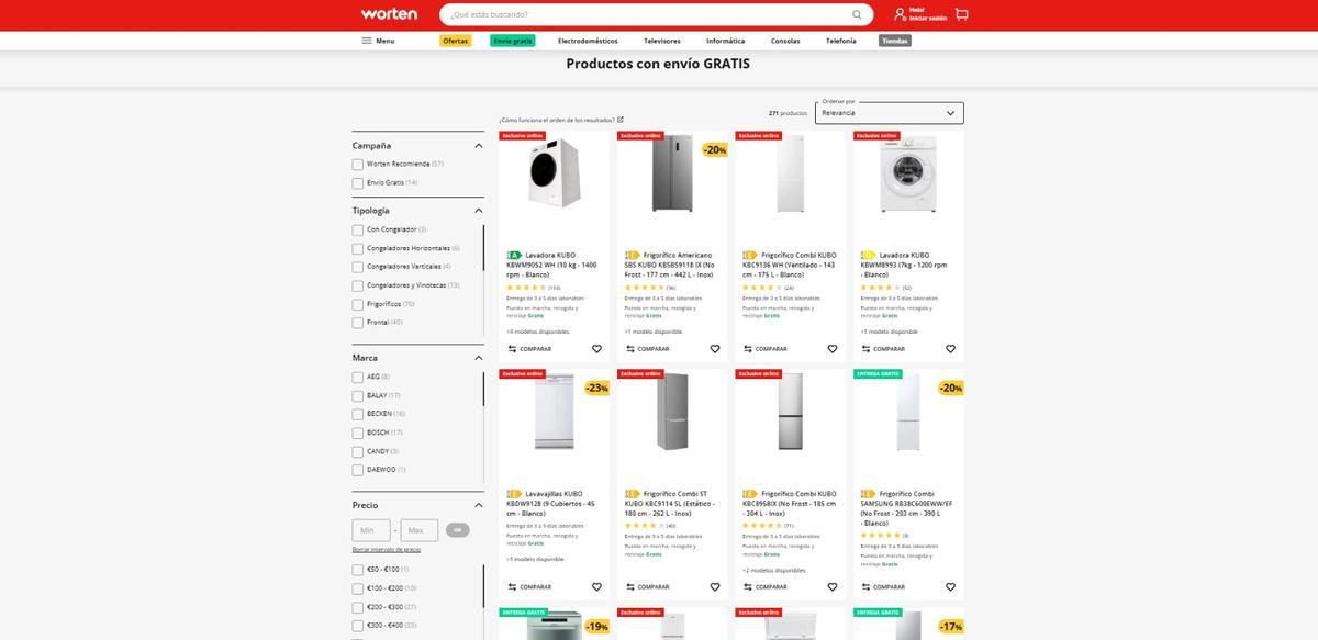 Web canarias.worten.es