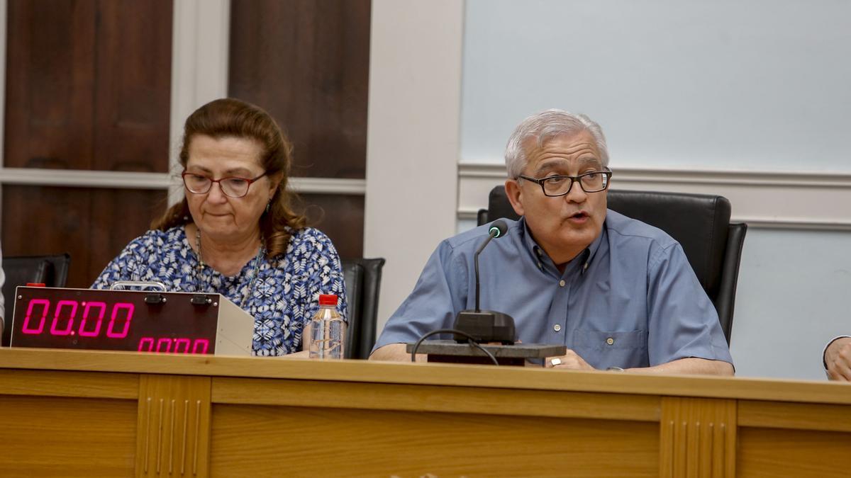 César Asencio durante el anterior mandato cuando ejercía como alcalde