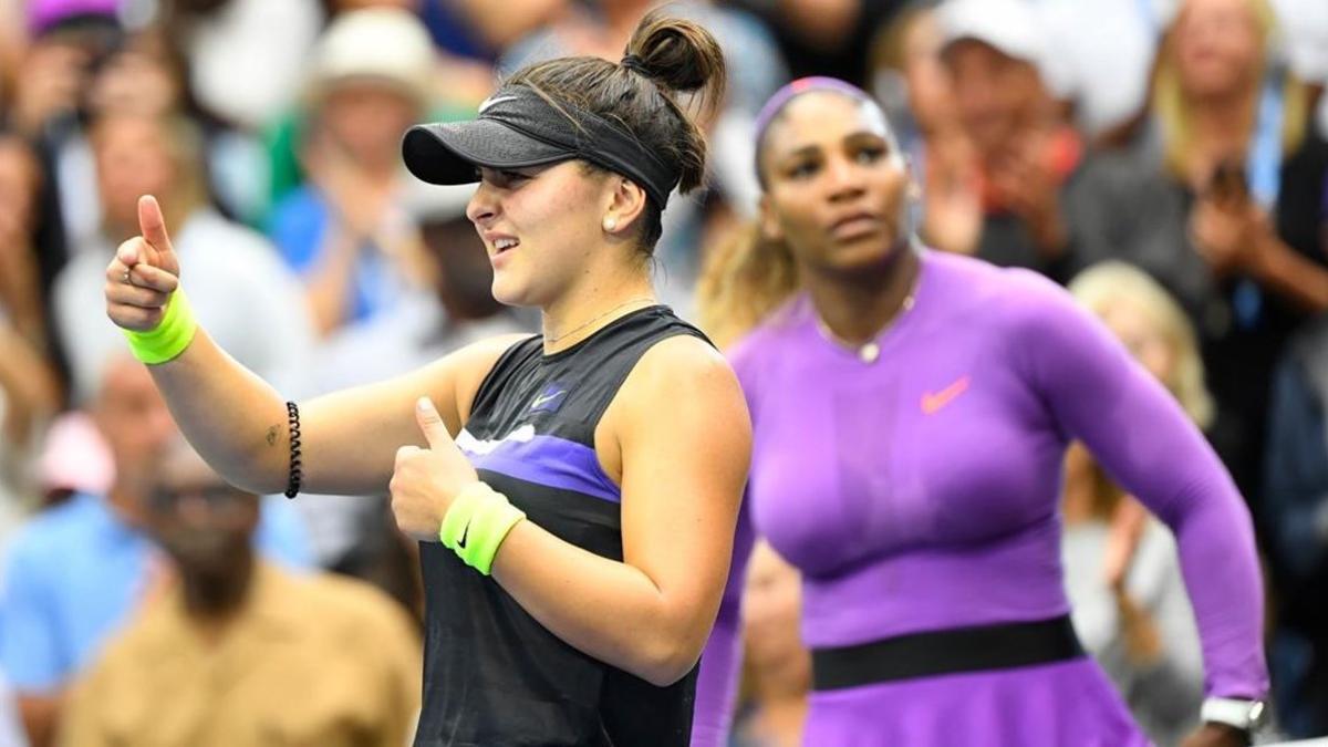 Bianca Andreescu gana a Serena Williams