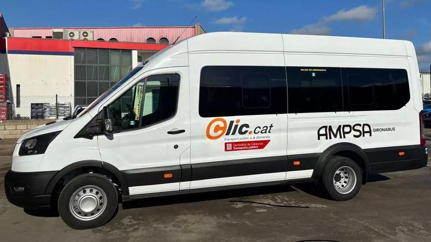 Arrenca el servei de transport públic Clic.cat al Baix Ter