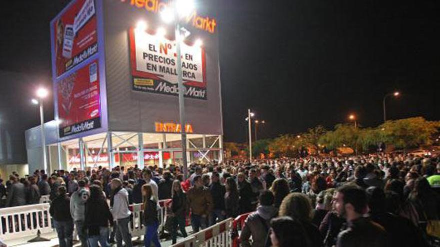 Anterior inauguración de un local de Media Markt en Mallorca.