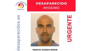 Marcos Olmedo, desaparecido en Madrid.
