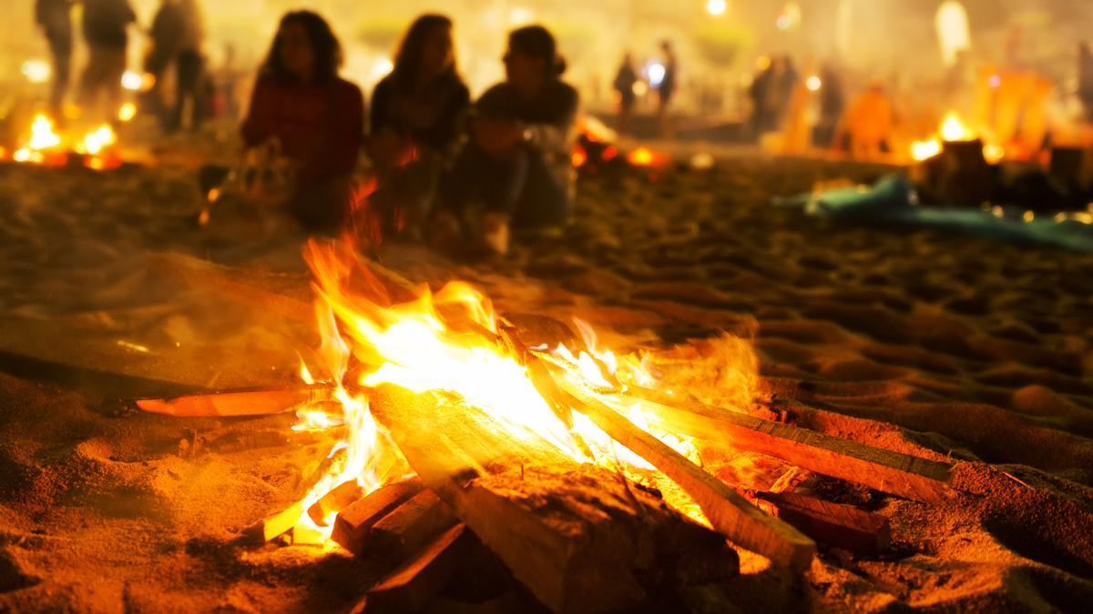 Noche de San Juan en A Coruña.