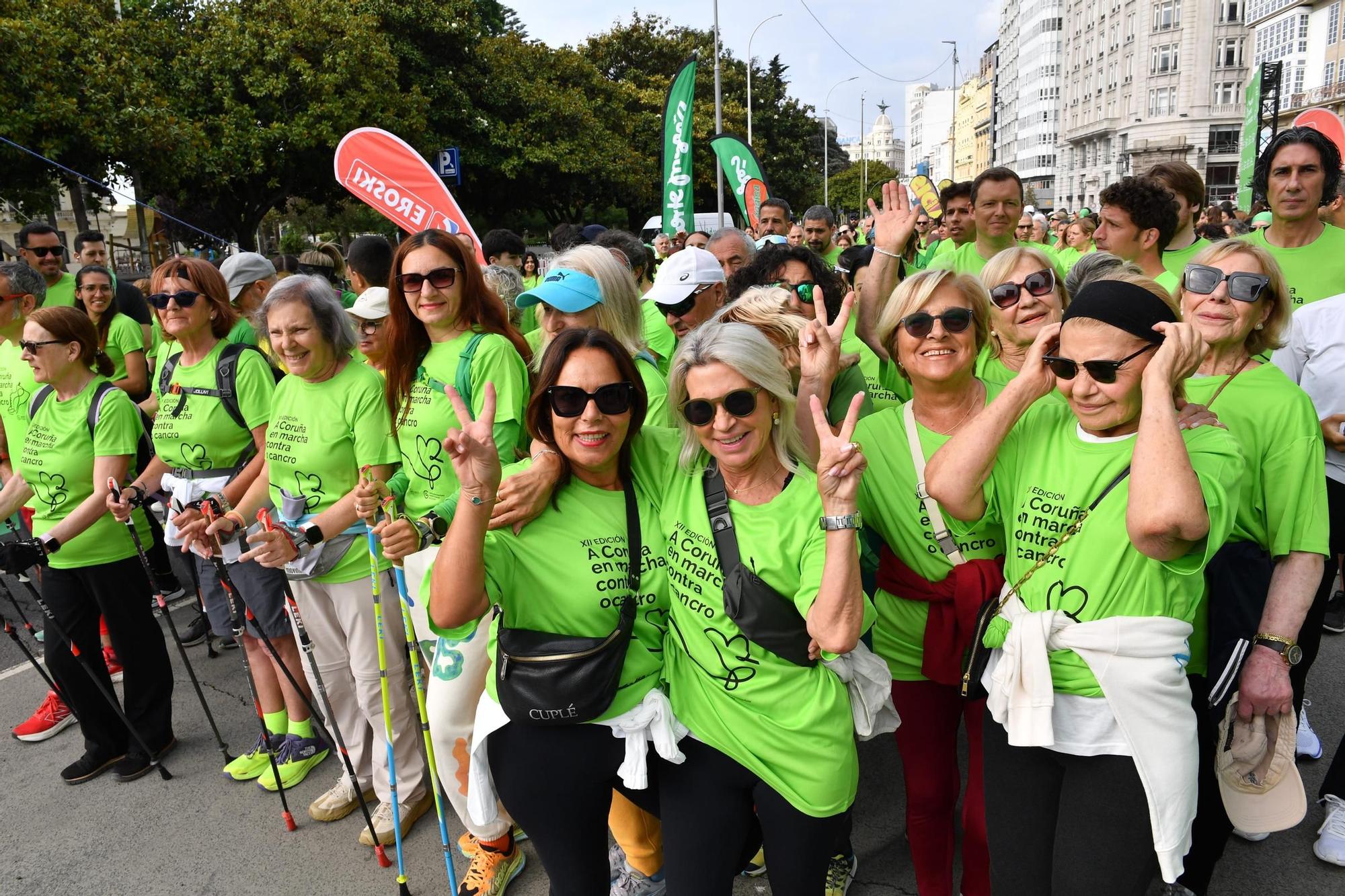 A Coruña caminó contra el cáncer
