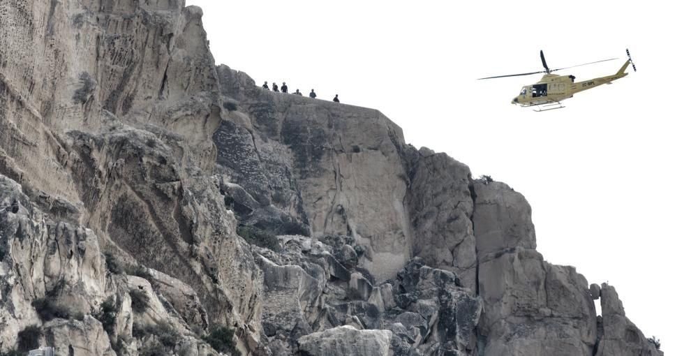 Herido grave tras precipitarse desde el Castillo de Santa Bárbara