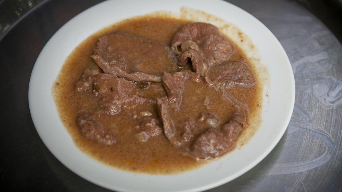 El fricandó del restaurante Gelida.